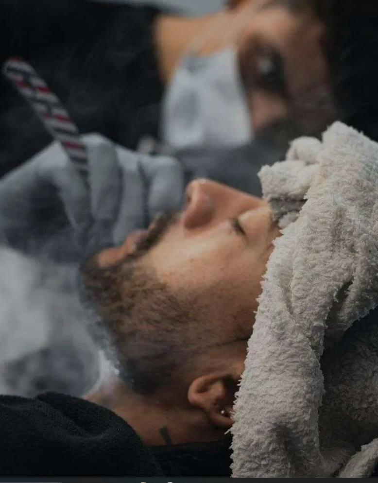 Perfilado de barba premium